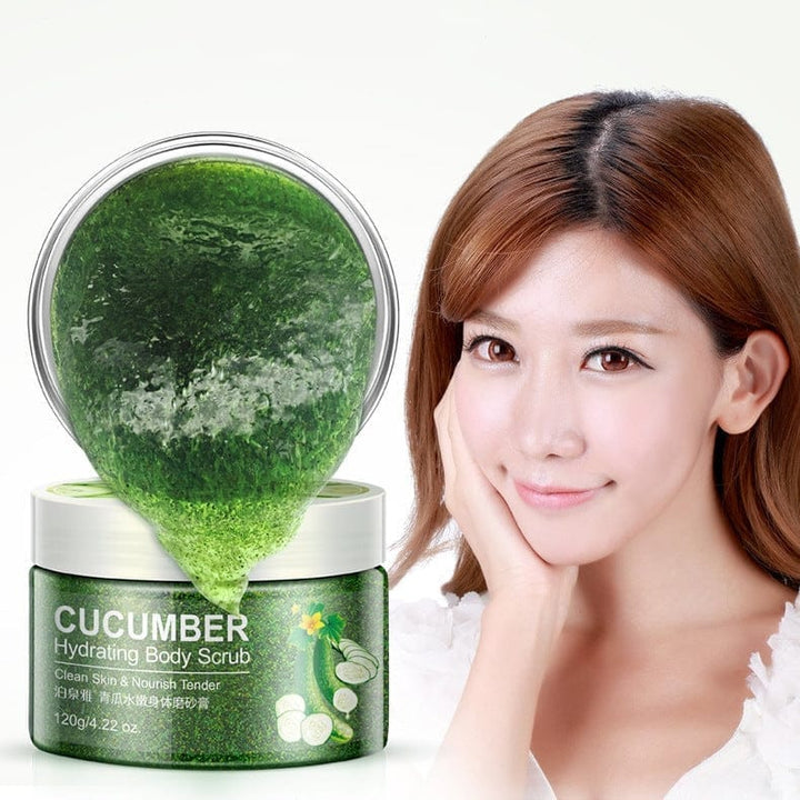 Cucumber skin beautiful white skin peels facial scrub Bennys Beauty World