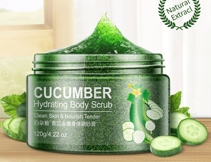 Cucumber skin beautiful white skin peels facial scrub Bennys Beauty World