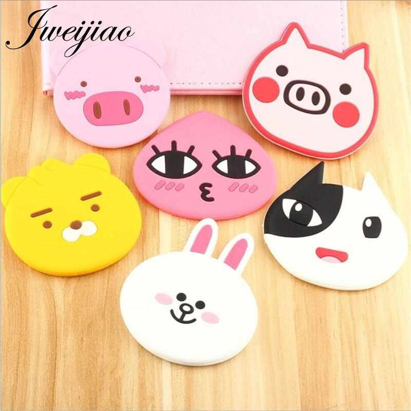 Cute Cartoon Animal Silica Gel Makeup/Travel Pocket Mirror Bennys Beauty World