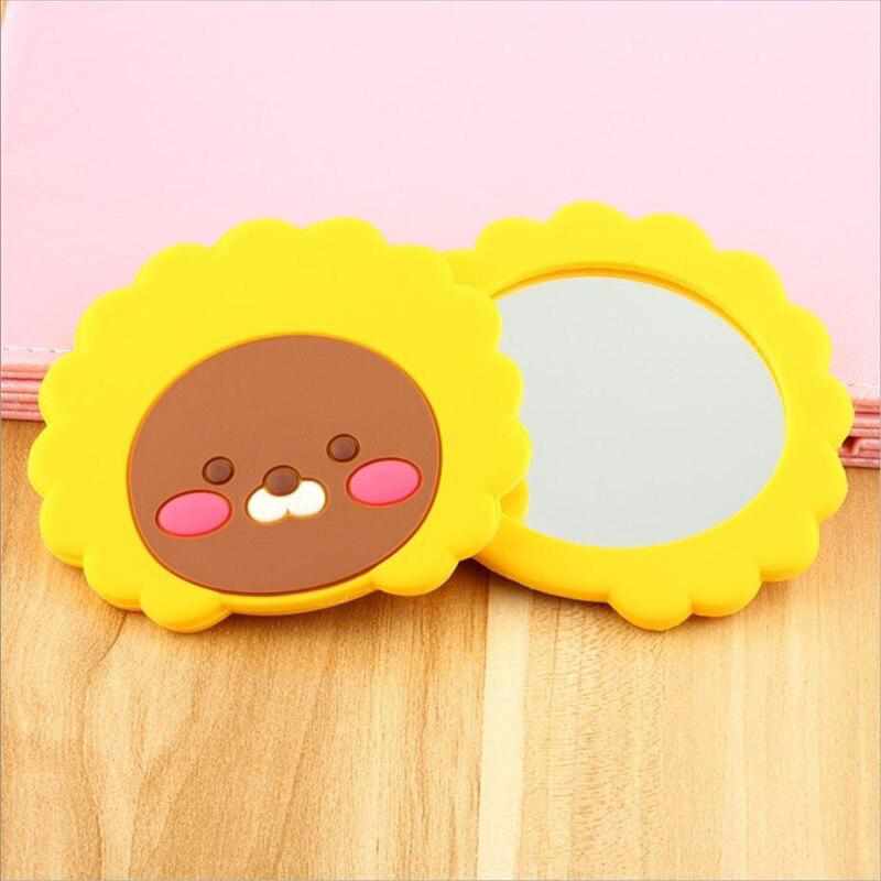 Cute Cartoon Animal Silica Gel Makeup/Travel Pocket Mirror Bennys Beauty World