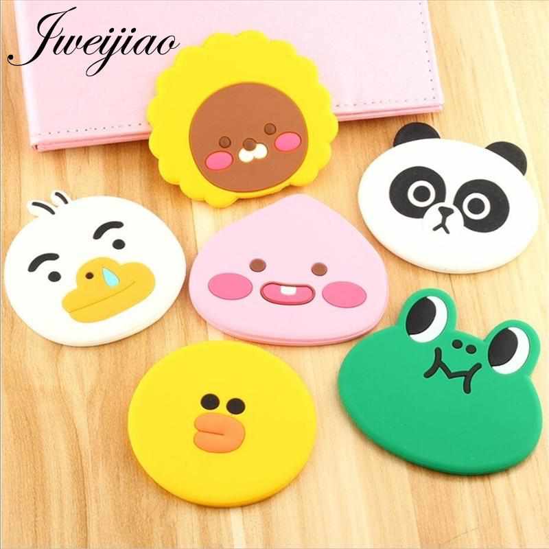 Cute Cartoon Animal Silica Gel Makeup/Travel Pocket Mirror Bennys Beauty World