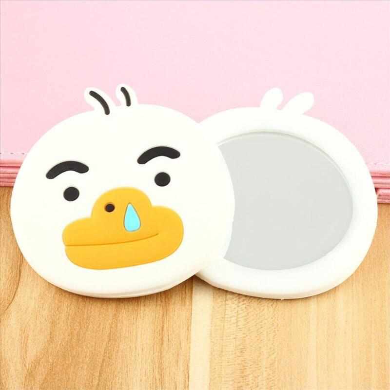 Cute Cartoon Animal Silica Gel Makeup/Travel Pocket Mirror Bennys Beauty World