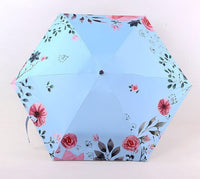 Cute Pocket Umbrella Mini Super Light Flower Print UV Umbrella Bennys Beauty World
