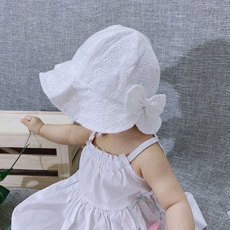 Cute Summer Baby Girl Bowknot Kids Sun Hat Bennys Beauty World