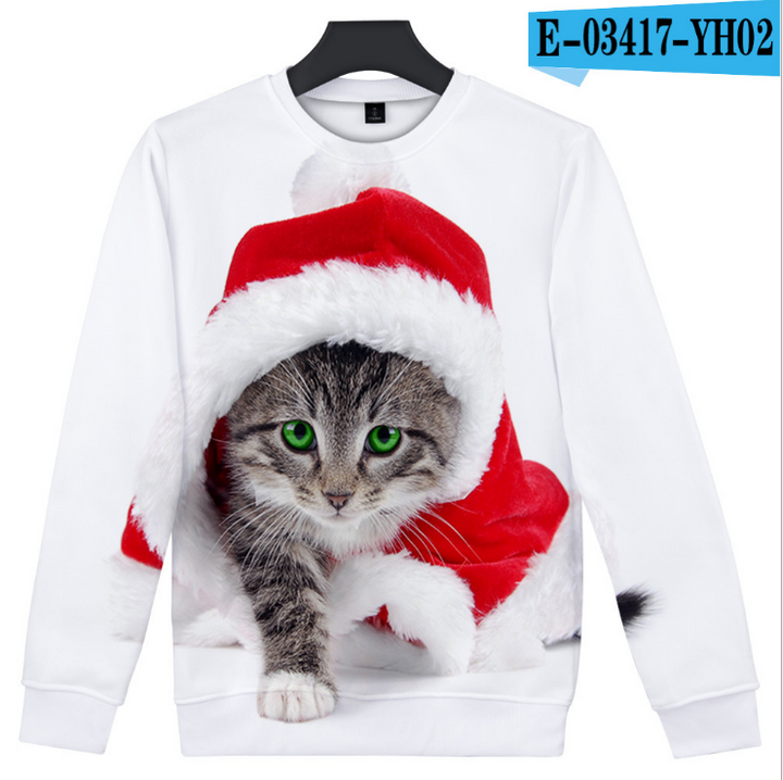 Cycling Santa Sweat Shirt Bennys Beauty World