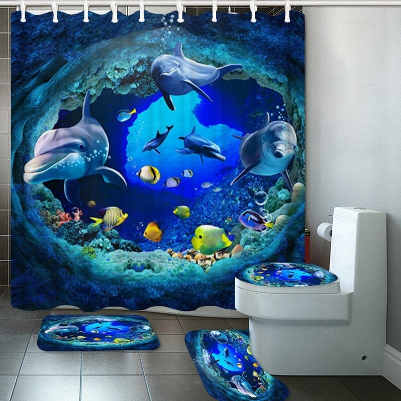 Deep Sea Polyester Bathroom Set BENNYS 
