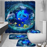 Deep Sea Polyester Bathroom Set Bennys Beauty World