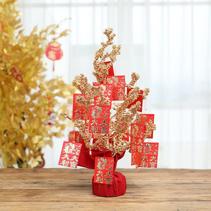 Desktop Christmas Tree Small Mini Ornaments Potted Plants Bennys Beauty World