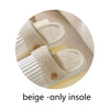 Detachable Slippers Stripe Design Winter House Shoes For Women Bennys Beauty World