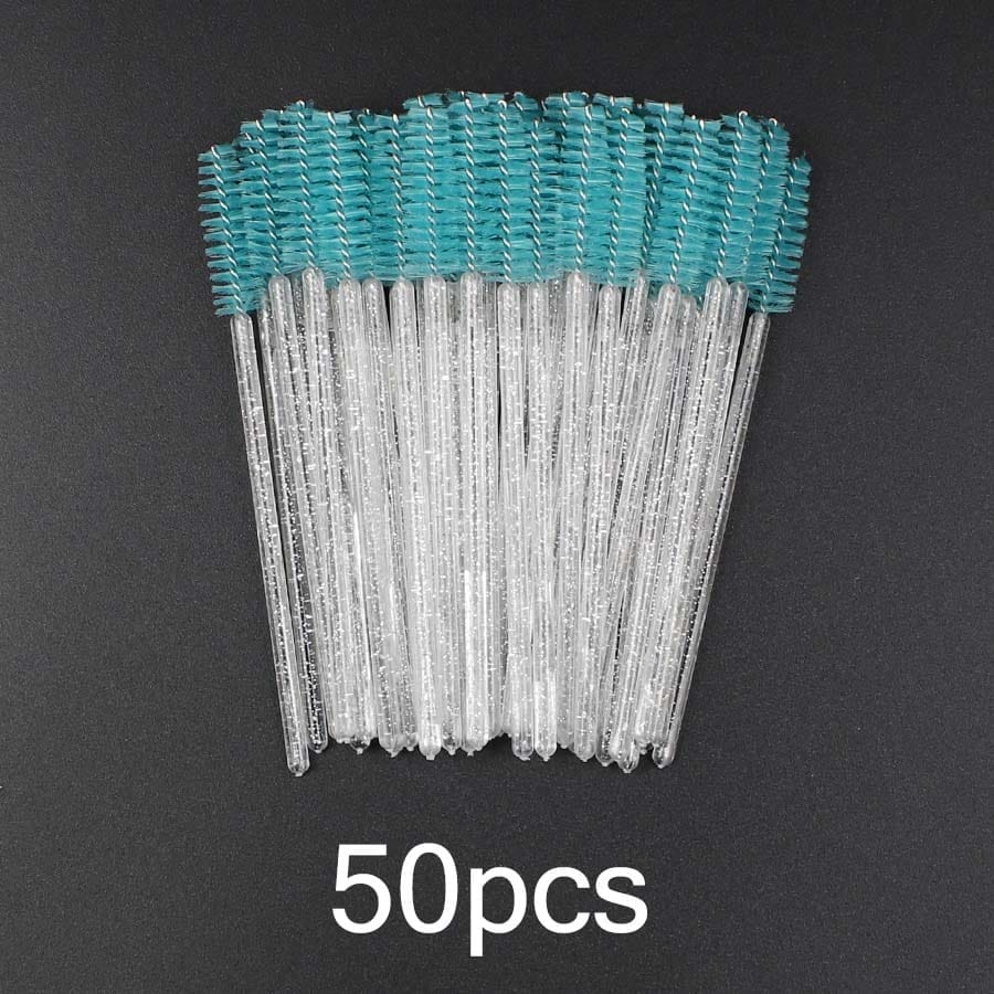 Disposable Eyelash Brush 25/50 Pcs Crystal Eye Brush Bennys Beauty World