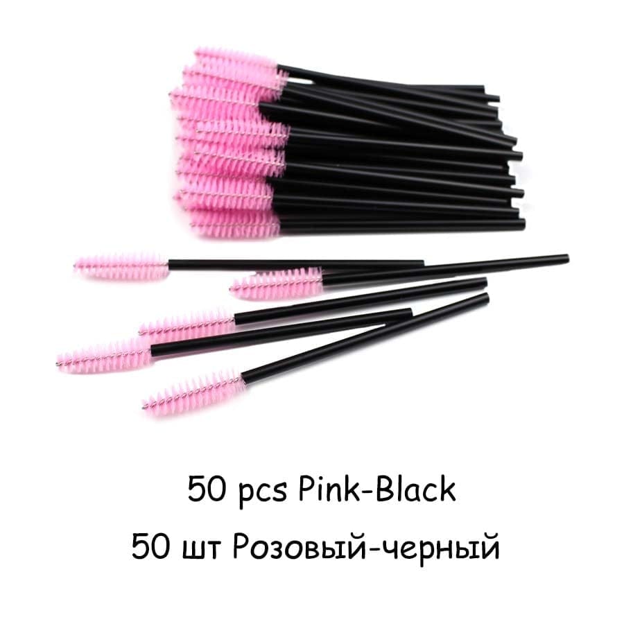 Disposable Eyelash Brush 25/50 Pcs Crystal Eye Brush Bennys Beauty World