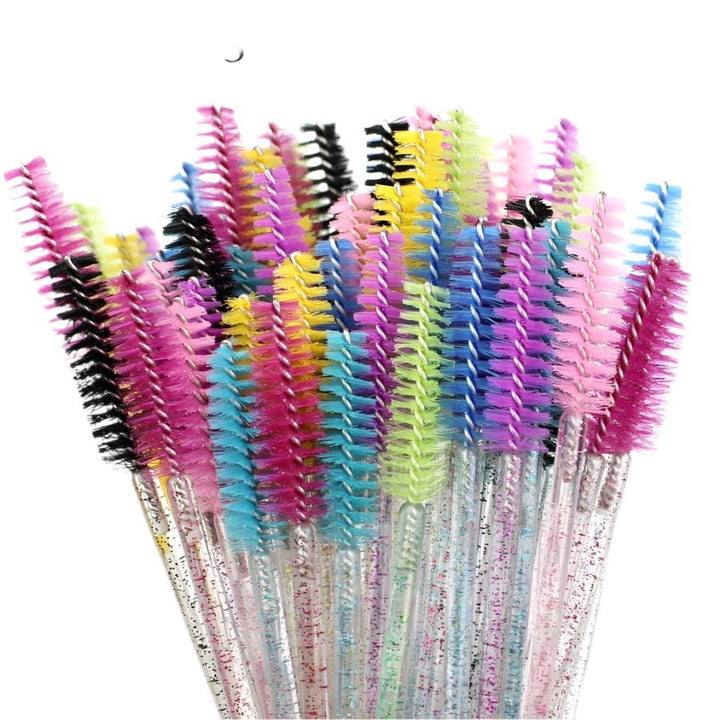 Disposable Eyelash Brush 25/50 Pcs Crystal Eye Brush Bennys Beauty World