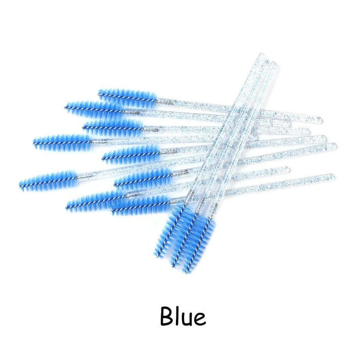 Disposable Eyelash Brush 25/50 Pcs Crystal Eye Brush Bennys Beauty World