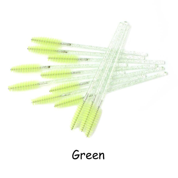 Disposable Eyelash Brush 25/50 Pcs Crystal Eye Brush Bennys Beauty World