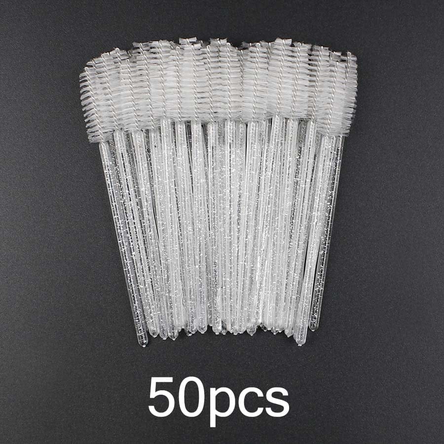 Disposable Eyelash Brush 25/50 Pcs Crystal Eye Brush Bennys Beauty World