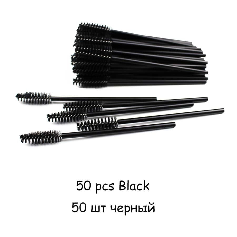 Disposable Eyelash Brush 25/50 Pcs Crystal Eye Brush Bennys Beauty World