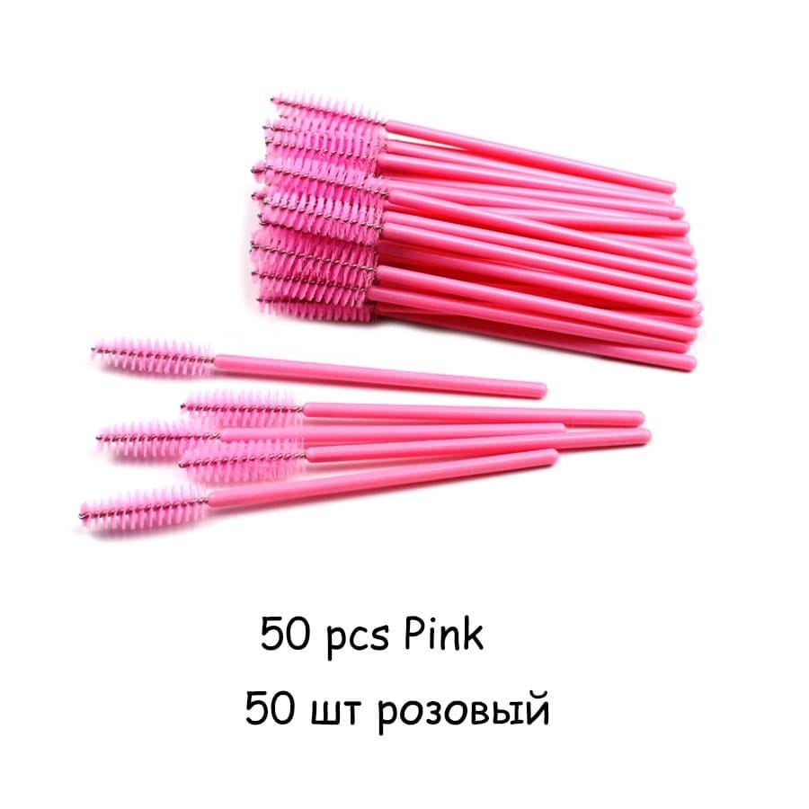 Disposable Eyelash Brush 25/50 Pcs Crystal Eye Brush Bennys Beauty World