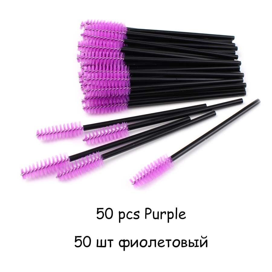 Disposable Eyelash Brush 25/50 Pcs Crystal Eye Brush Bennys Beauty World