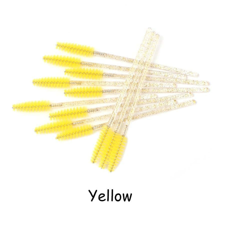 Disposable Eyelash Brush 25/50 Pcs Crystal Eye Brush Bennys Beauty World