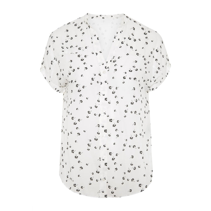 Dot Print Blouse For Women V-Neck Long Sleeve Top Bennys Beauty World