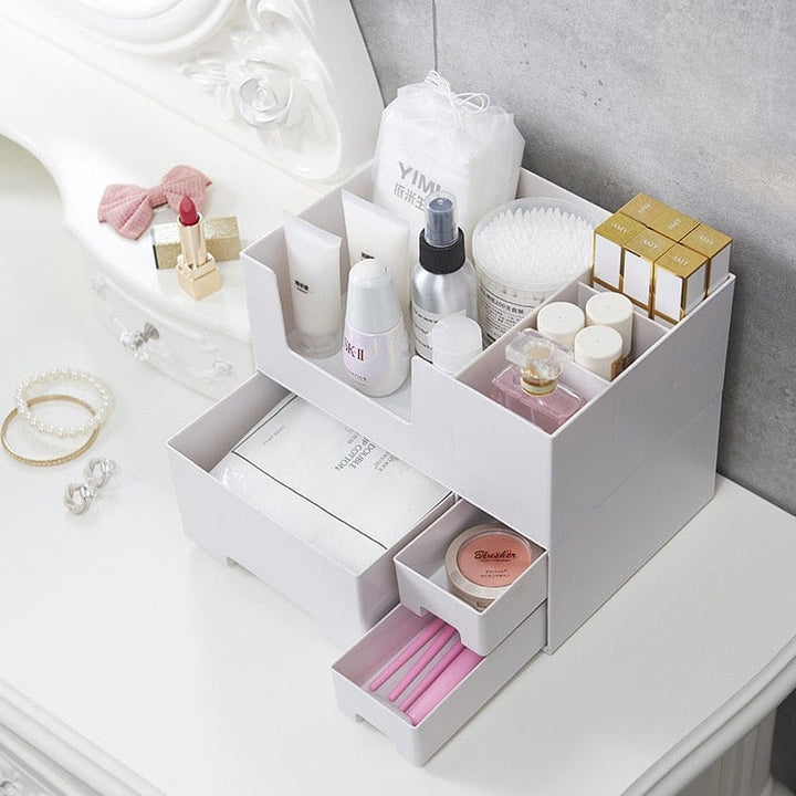 Double-layer Desktop Cosmetic Organizer Bennys Beauty World