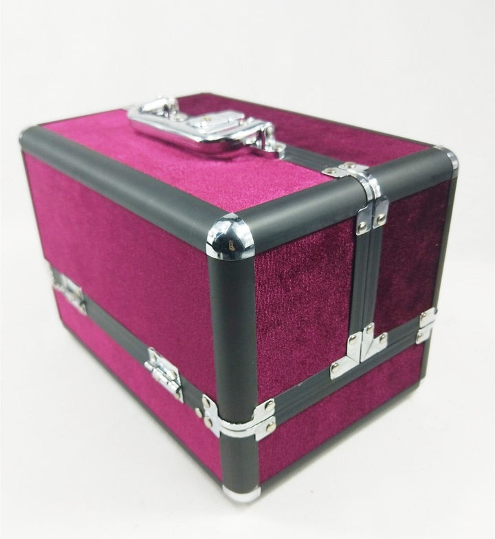 Double-opening Aluminum Alloy Cosmetic Case Makeup Kit Bennys Beauty World