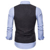 Dress Vests Men 2018 Hombre Suit Vest Male Waistcoat. Sleeveless Formal Vest XXL Bennys Beauty World