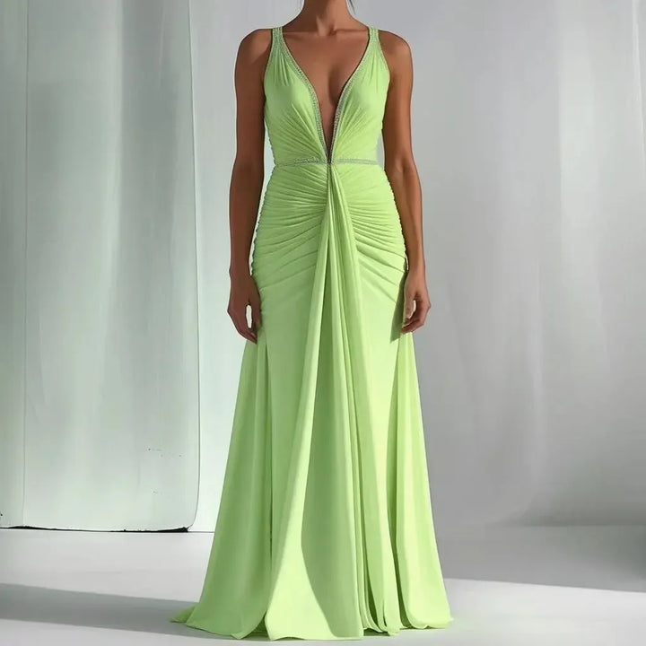 Mozision Women's Summer Halter Maxi Gown – Sleeveless Dress-Dresses-Bennys Beauty World