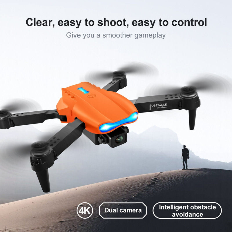 Drones Quadcopter 5G 4K GPS Drone X Pro with HD Dual Camera Wifi FPV Foldable RC Bennys Beauty World