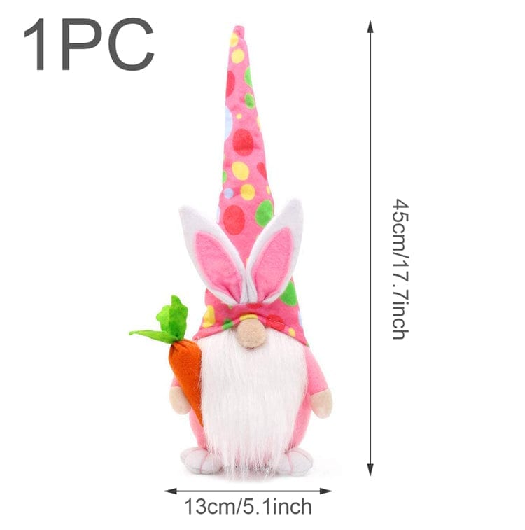 Easter Faceless Dwarf Holding Carrot Doll Bennys Beauty World