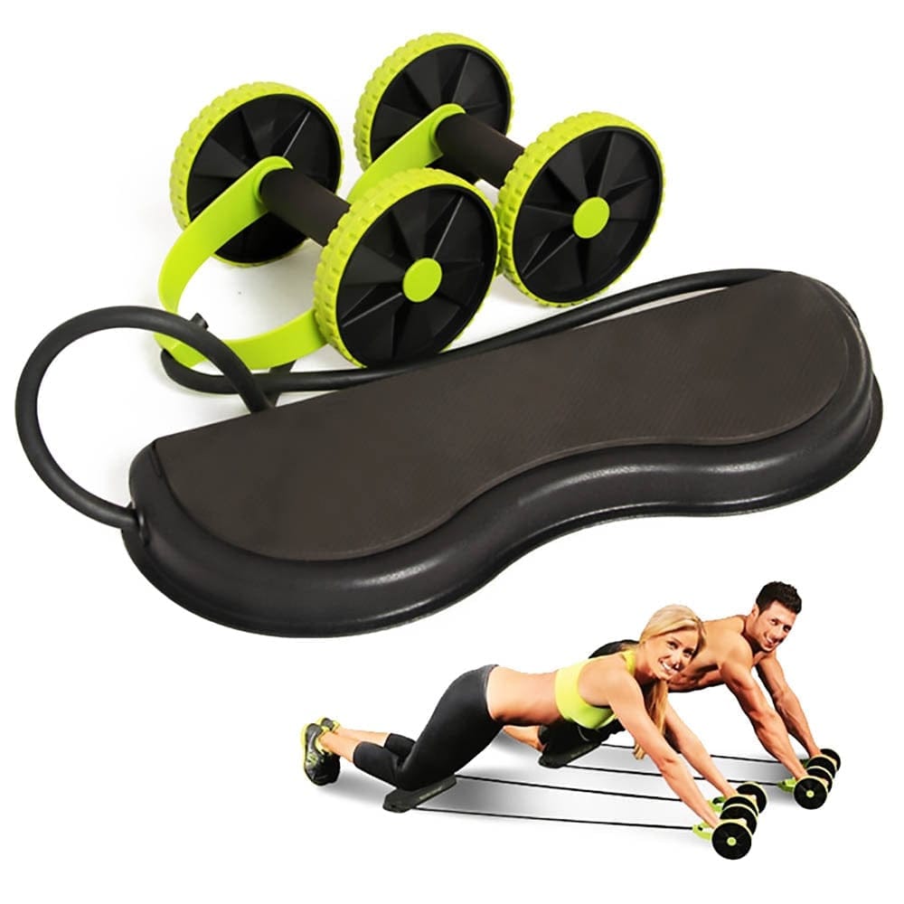 Elastic Pull Rope Abdominal Roller Wheel for Muscle Trainer Bennys Beauty World