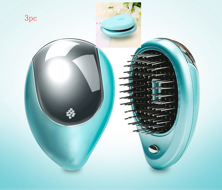 Electric Sound Wave Vibration Magnetic Massage Comb Portable Negative Ion Hair Comb Bennys Beauty World