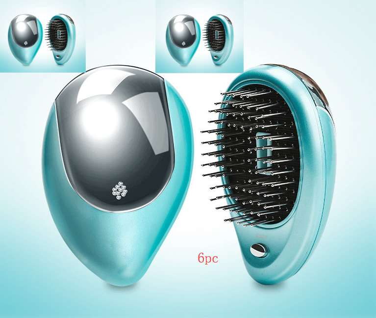 Electric Sound Wave Vibration Magnetic Massage Comb Portable Negative Ion Hair Comb Bennys Beauty World