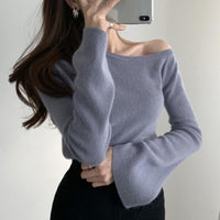 Elegant And Slim Skinny Long Sleeve Sweater Bennys Beauty World