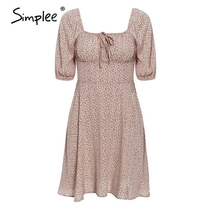 Elegant  Casual Beach Women's Vintage Boho dress Bennys Beauty World
