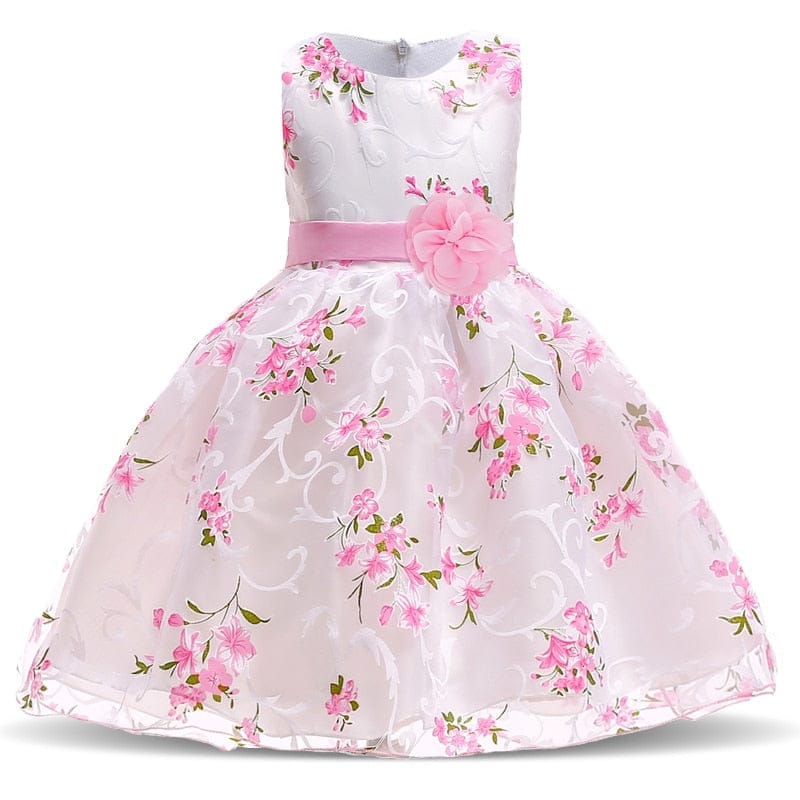 Elegant Girls Tailing Party Evening Dress Sequins Flower Girl Dress Bennys Beauty World