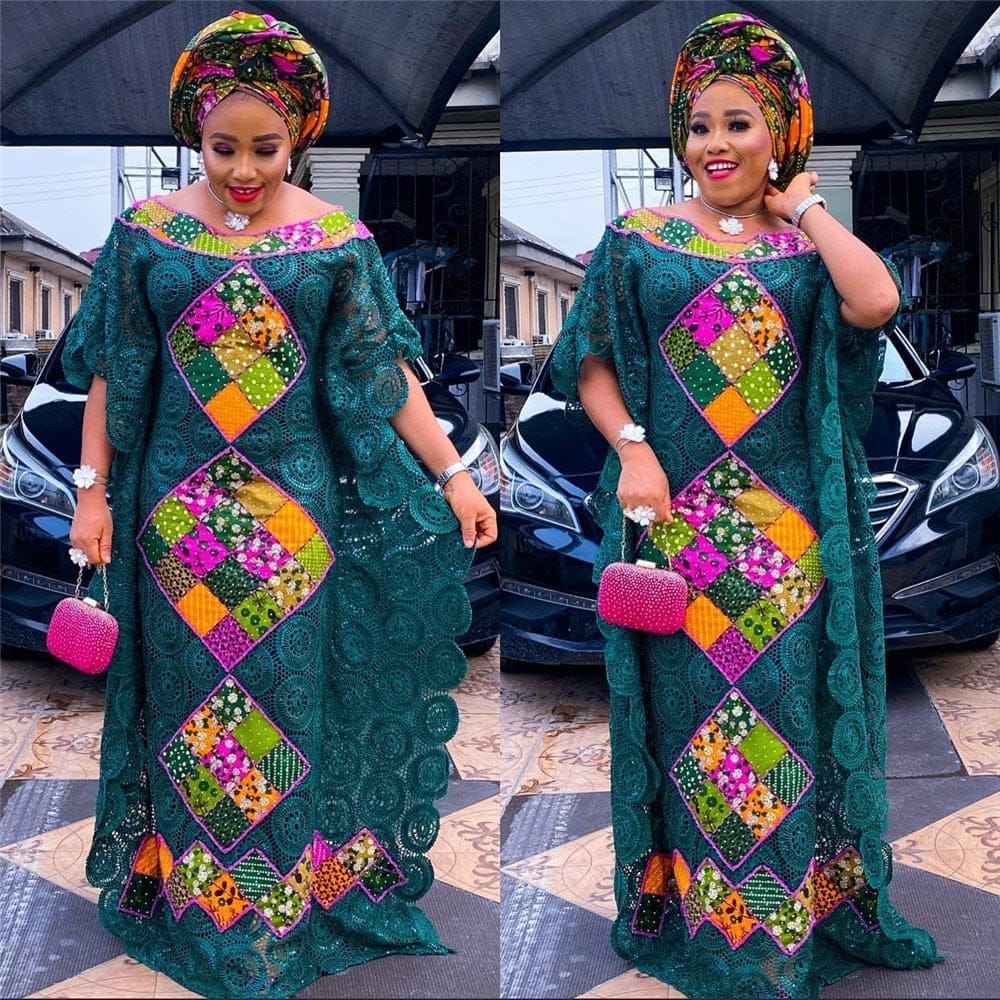 Elegant Women Dashiki Boubou Wedding Party Wears For Ladies BENNYS 