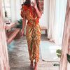 Elegant Women Dresses 2023 Summer Fashion Printed Short Sleeve Dress Bennys Beauty World