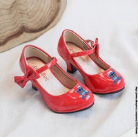 Elsa Shoes For Girls Fashion Princess Leather High-Heeled Shoes Bennys Beauty World