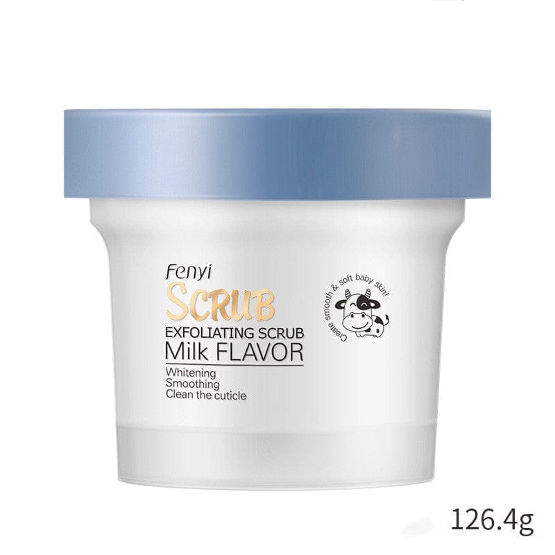 English packaging Fenyi Milk Scrub 100g Bennys Beauty World