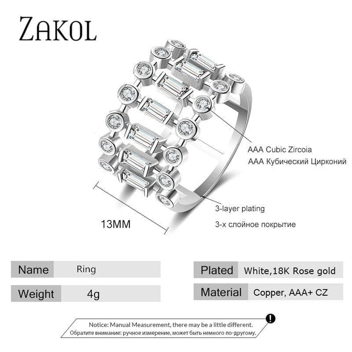 Eternity Luxury Green Stackable Chic Rings for Women Statement Finger Ring Bennys Beauty World