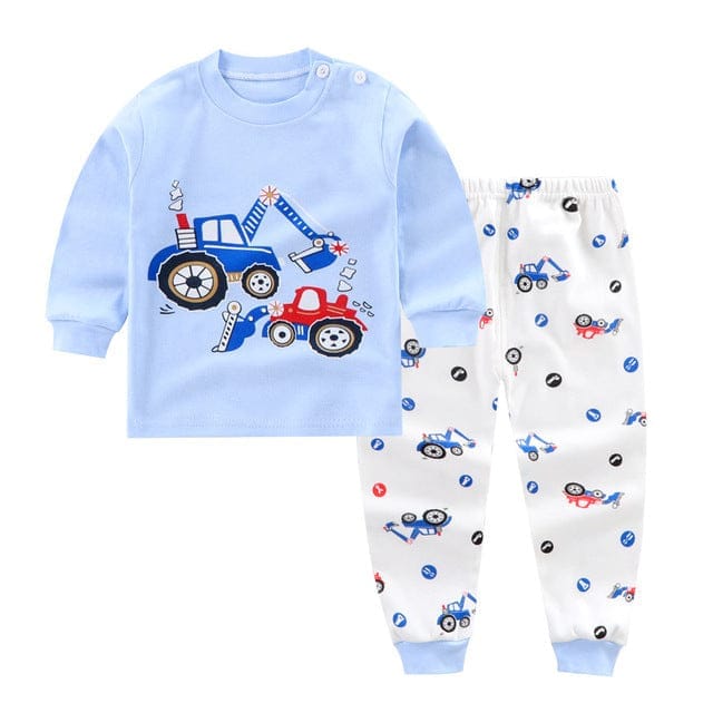 Fall And Winter Pajamas, Baby Autumn Clothes, Long Trousers, Girls' Home Clothes, Long Sleeves Bennys Beauty World