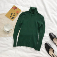 Fall & Winter Thick Sweater Knitted Ribbed Pullover Sweater For Women Bennys Beauty World