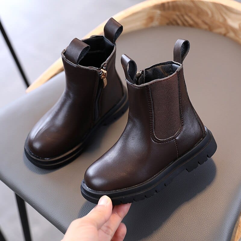 Fall and Winter  Children's Small Leather Boots Bennys Beauty World