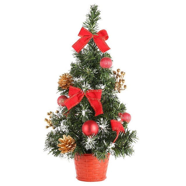 Family Christmas Gift Mini Artificial Christmas Tree Decorations Bennys Beauty World