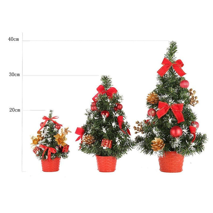 Family Christmas Gift Mini Artificial Christmas Tree Decorations Bennys Beauty World