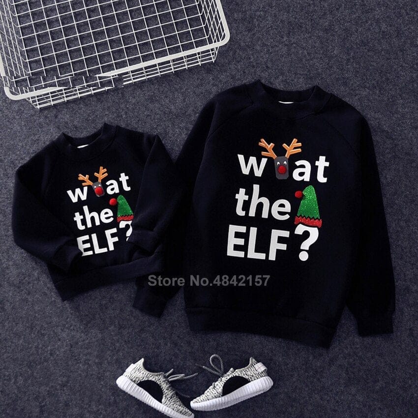 Family Christmas Sweaters Xmas Hoodies Pajamas Warm Santa Claus Sweatshirt Bennys Beauty World