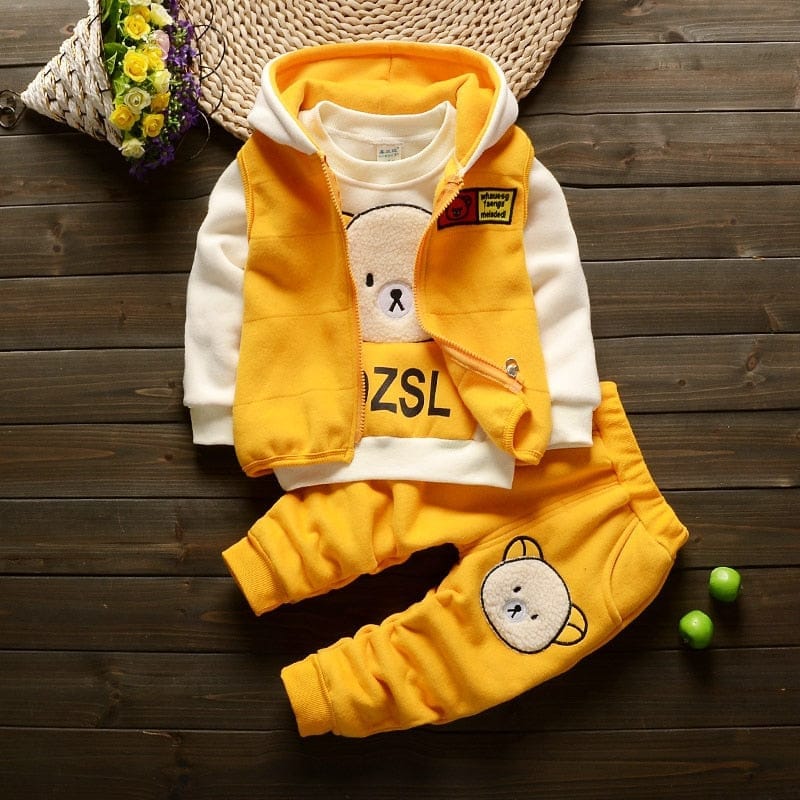 Yellow clothes hot sale for baby boy