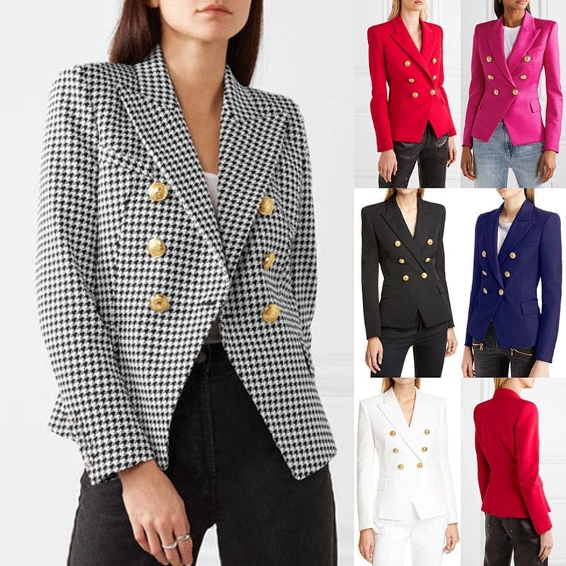 Fashion Blazer Women Coat Brand Quality Summer Clothes Bennys Beauty World