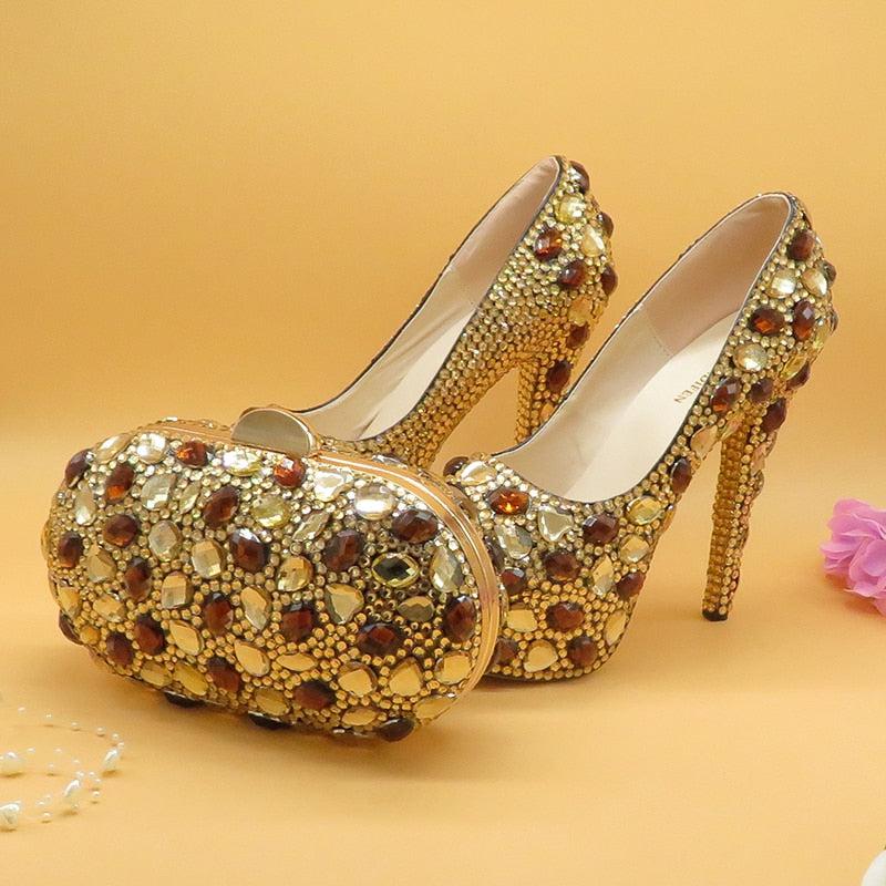 Fashion Crystal Wedding Shoes Bennys Beauty World